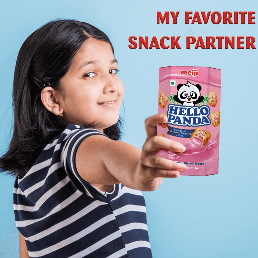 HELLO PANDA STRAW 47G