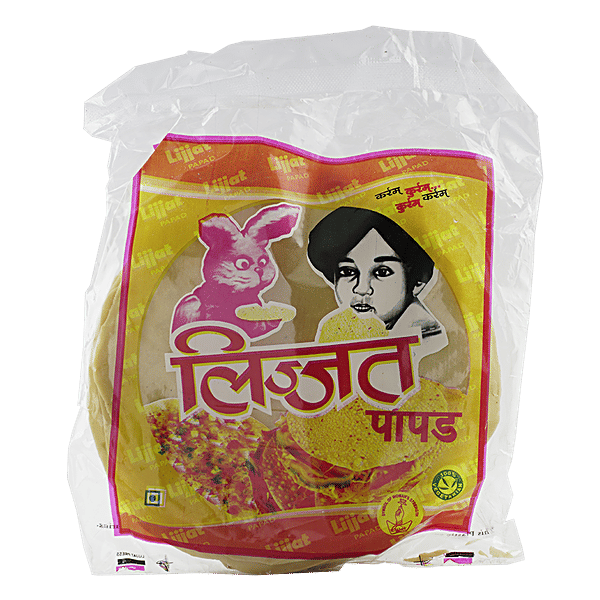 Lijjat Garlic Papad 200g