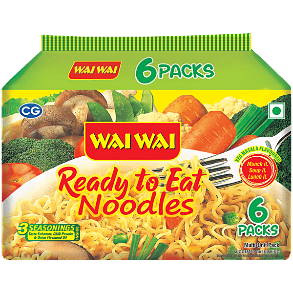 Wai Wai Veg Masala Noodles 5Pk