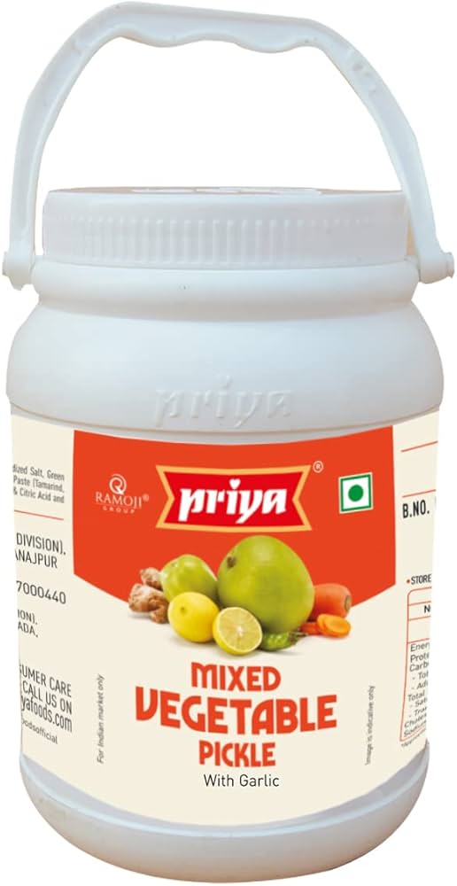 Mixed Vegetable Pickle 1Kg(WG) (Priya)