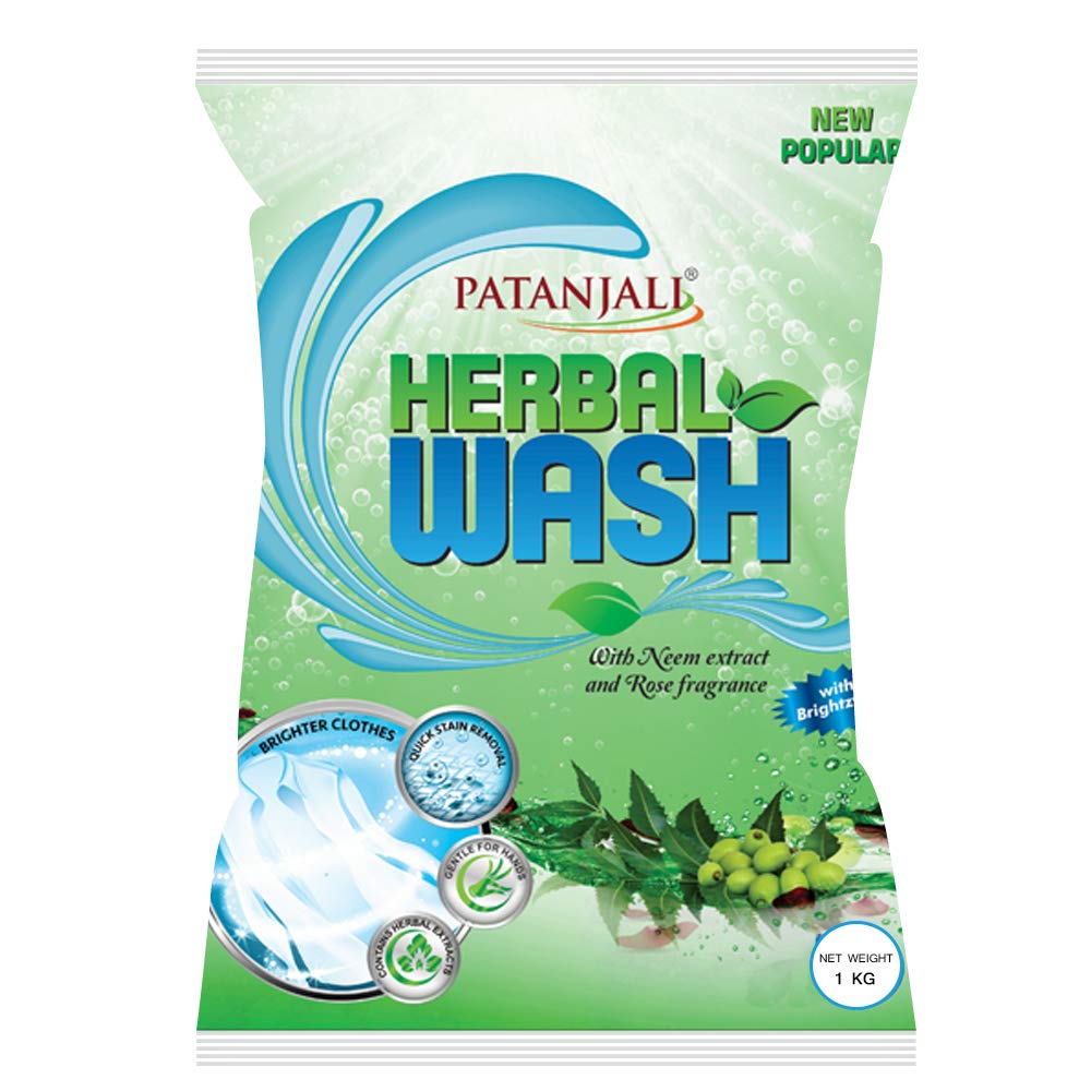 Patanjali Herbal Detergent Pdr 1Kg