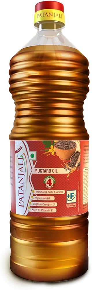 Patanjali Kachi Ghani Mustard Oil 1L