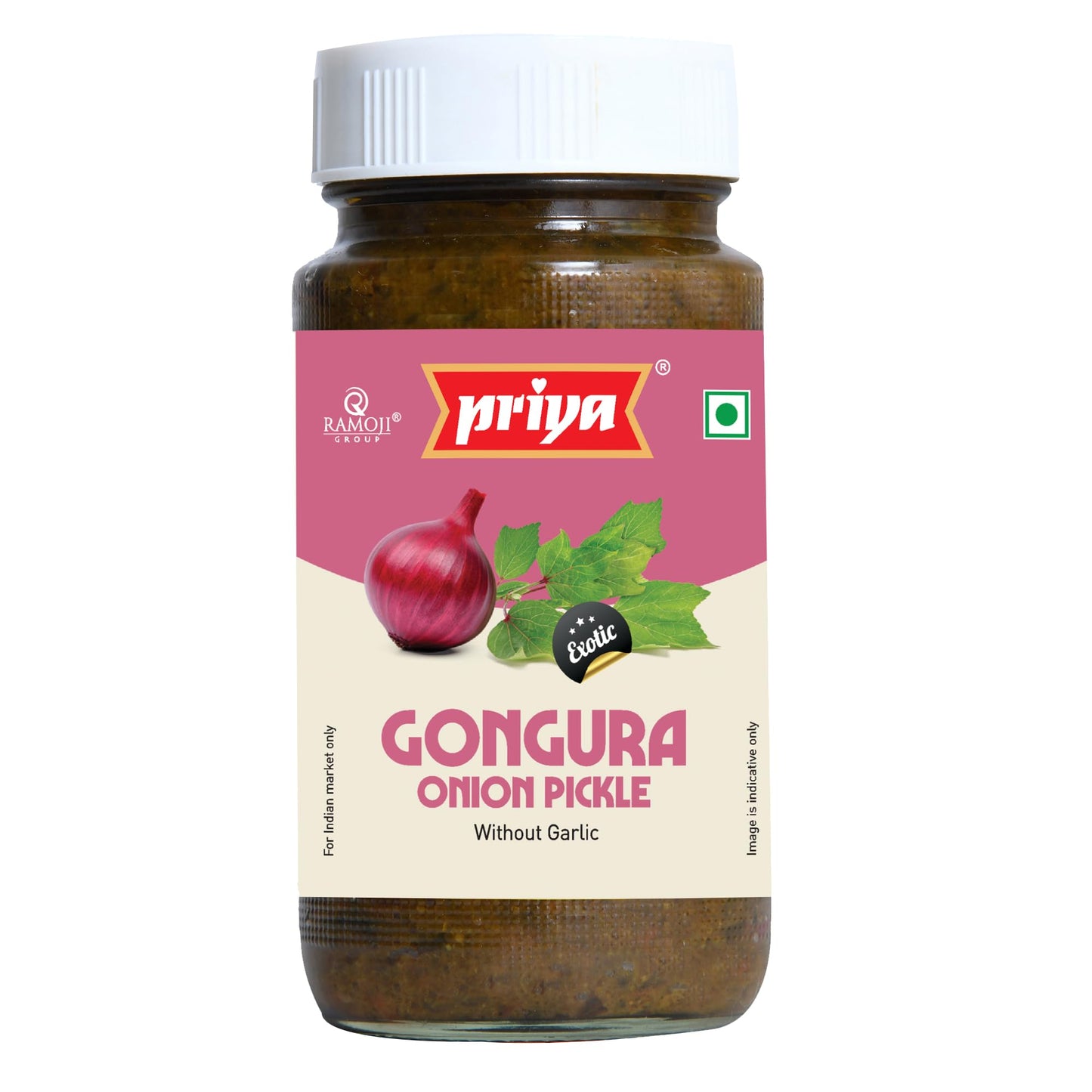 Gongura Onion Pickle 300g (Priya)