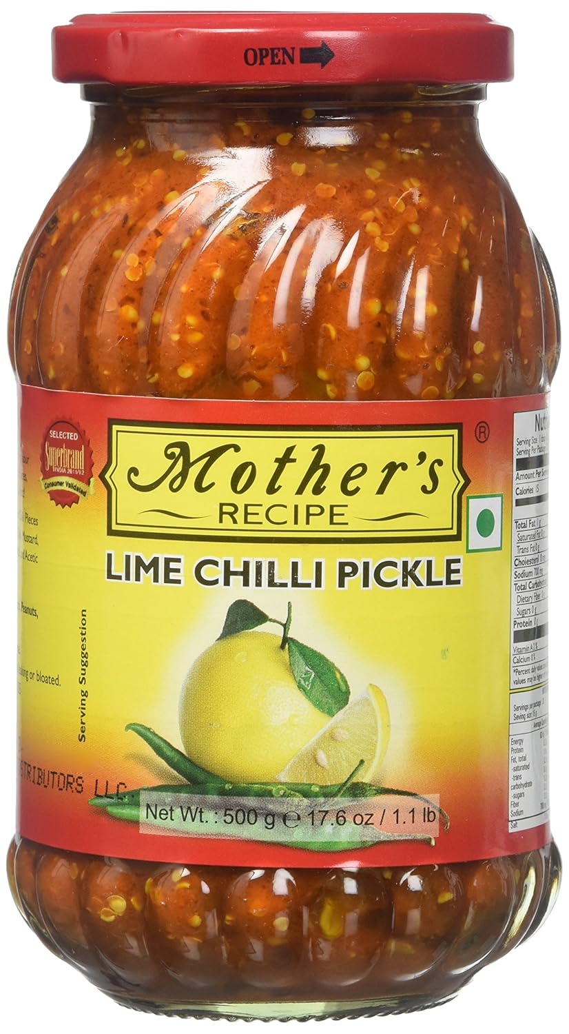 Mothers Recipe Lime&Chilli Pickle 500g