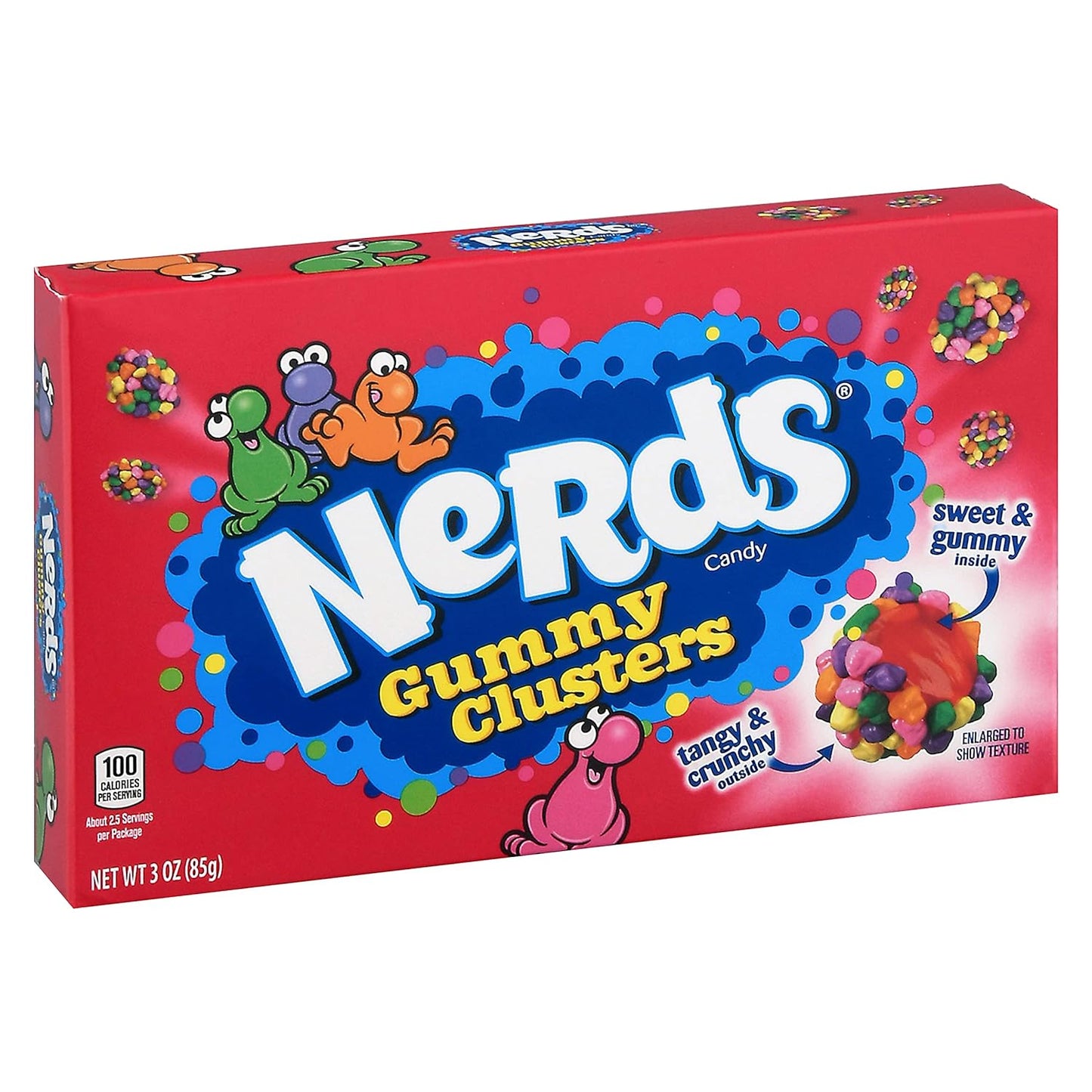 NERDS CLUSTERS BOX 85G