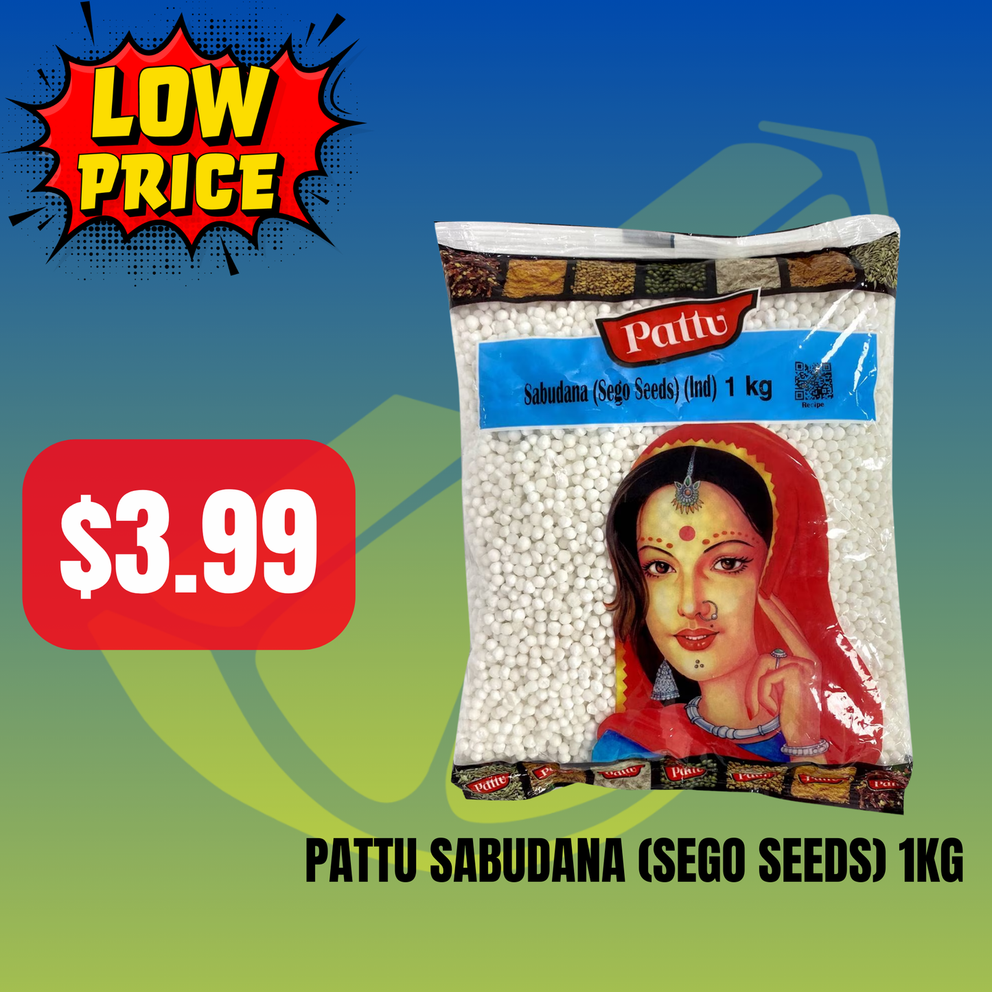 Pattu Sabudana (Sego Seeds) 1kg