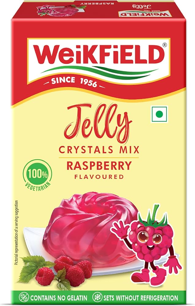 Weikfield JellyCrystal Raspberry 90g