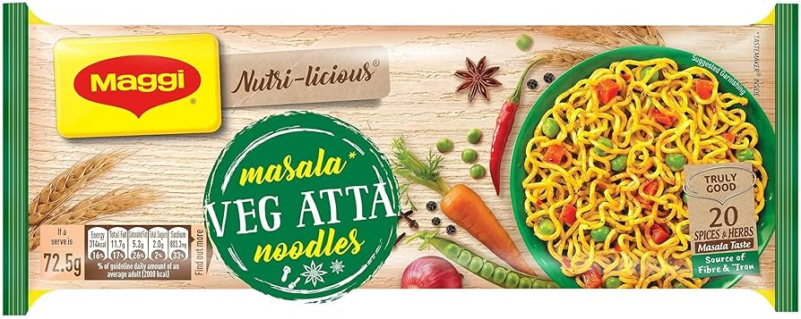 Maggi Veg Atta Noodles 290g