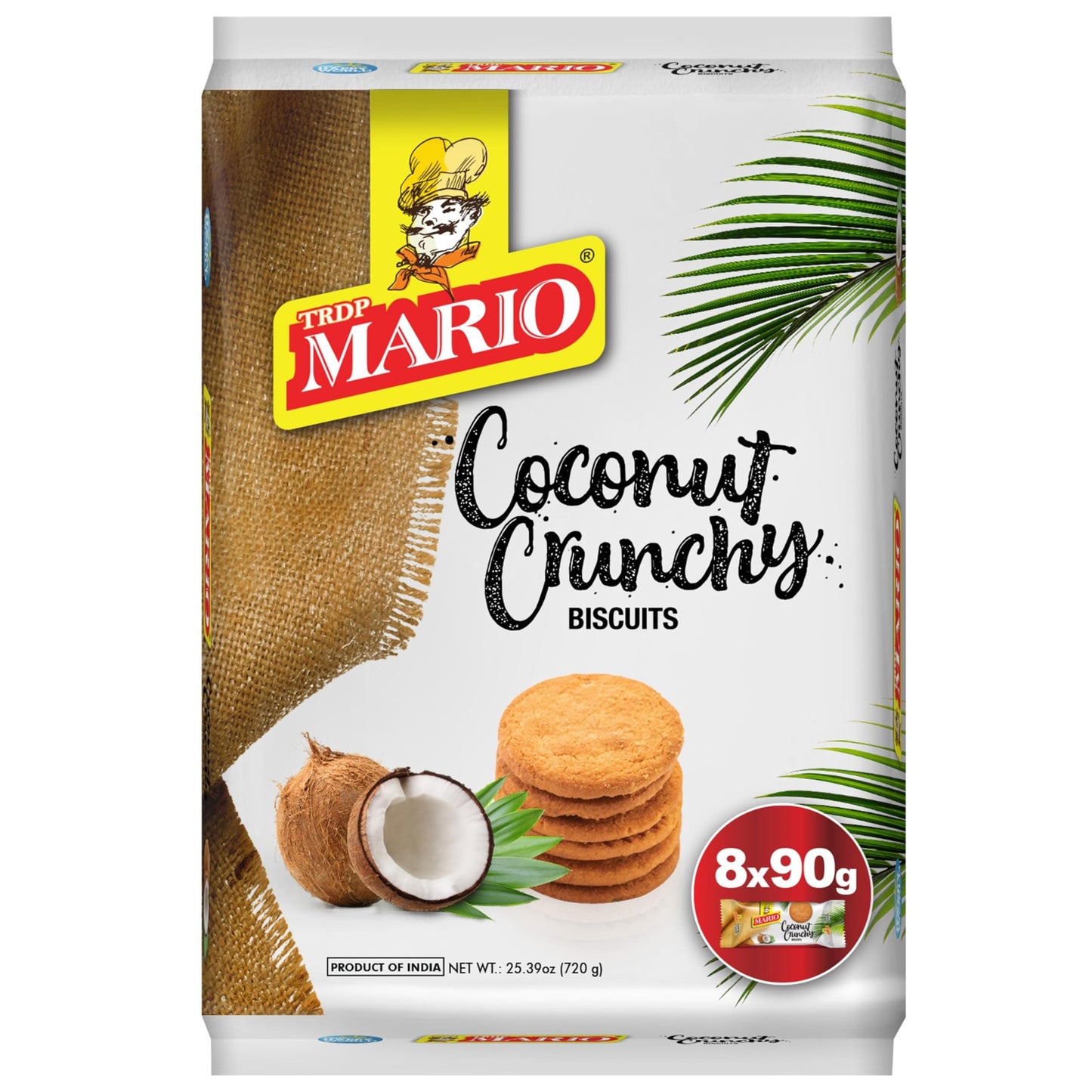 Mario Coconut Biscuits VP (8x90gm) 720gm