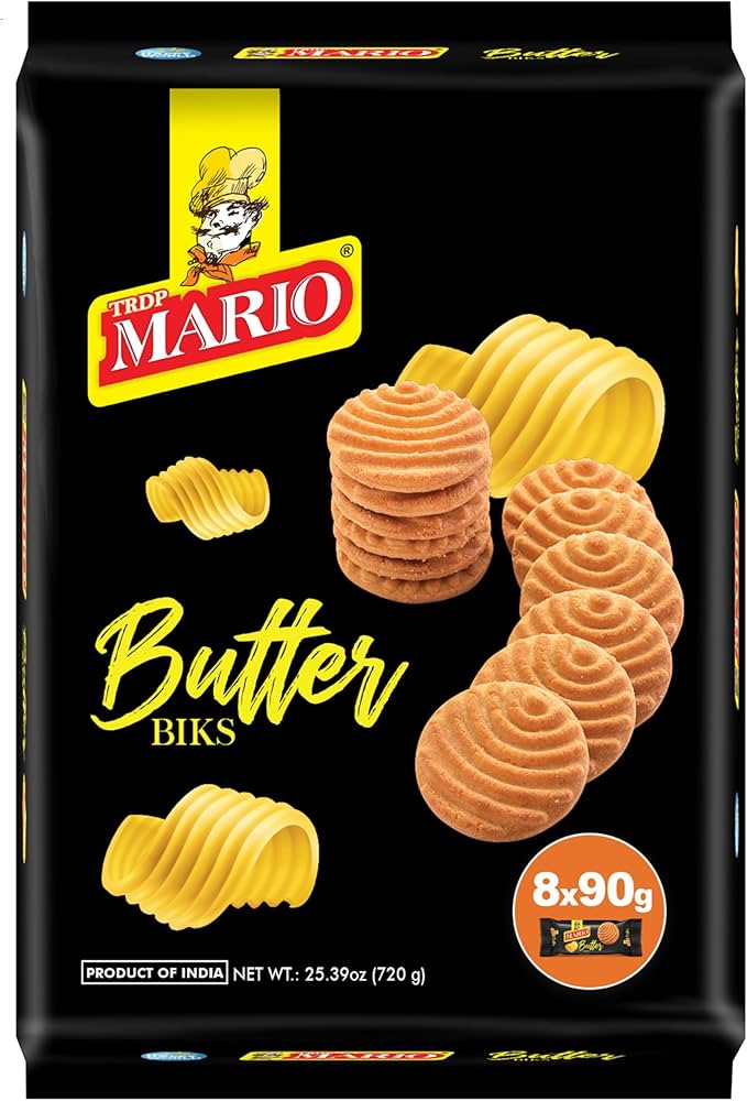Mario Butter Biscuits VP (8x90gm) 720gm