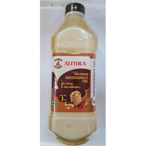 Aithra Cold Pressed Groundnut Oil 1ltr