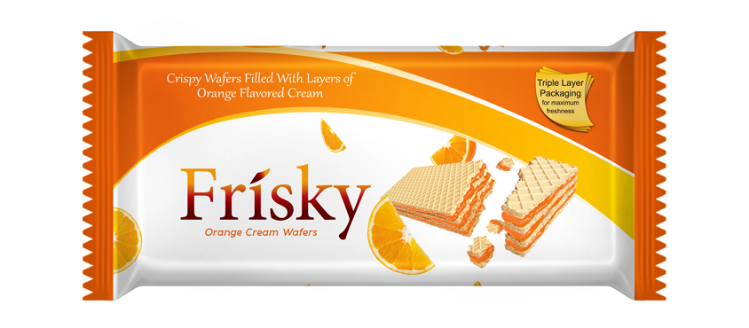 Inovative Frisky Wafers- Orange