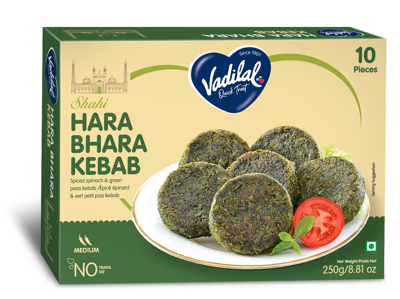 Vadilal Hara Bhara Kebab 250g