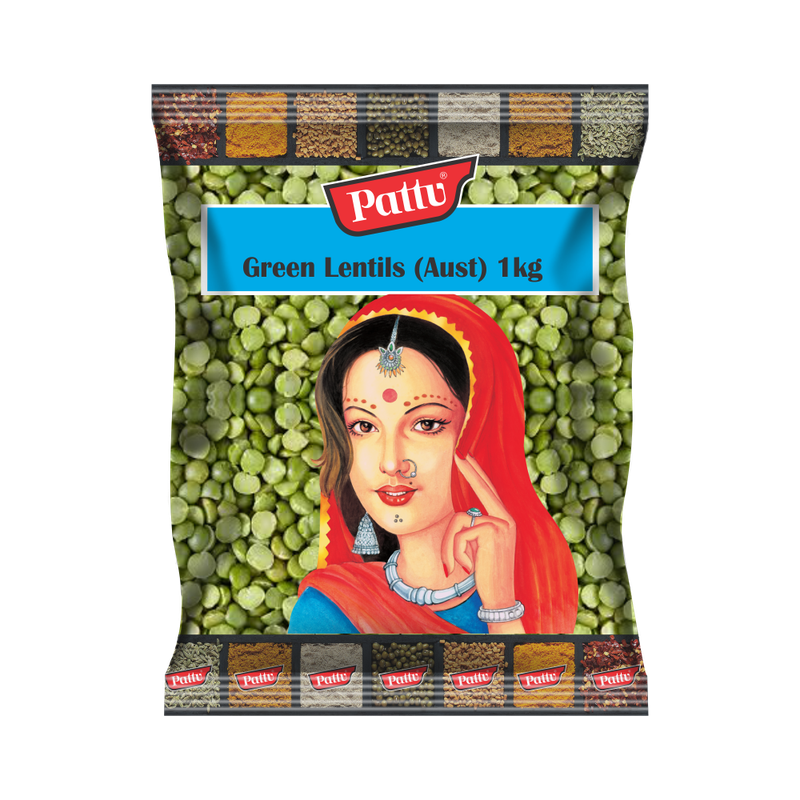 Green Split Peas 1kg (Pattu)