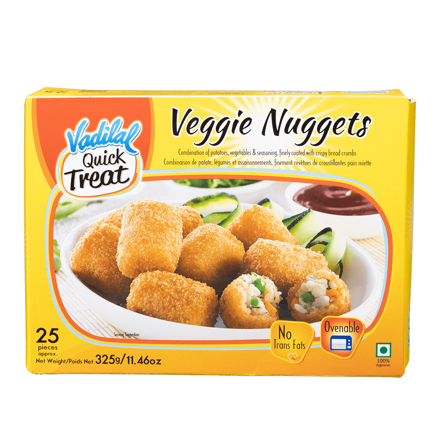 Vadilal Fr Potato Veggie Nuggets 325g