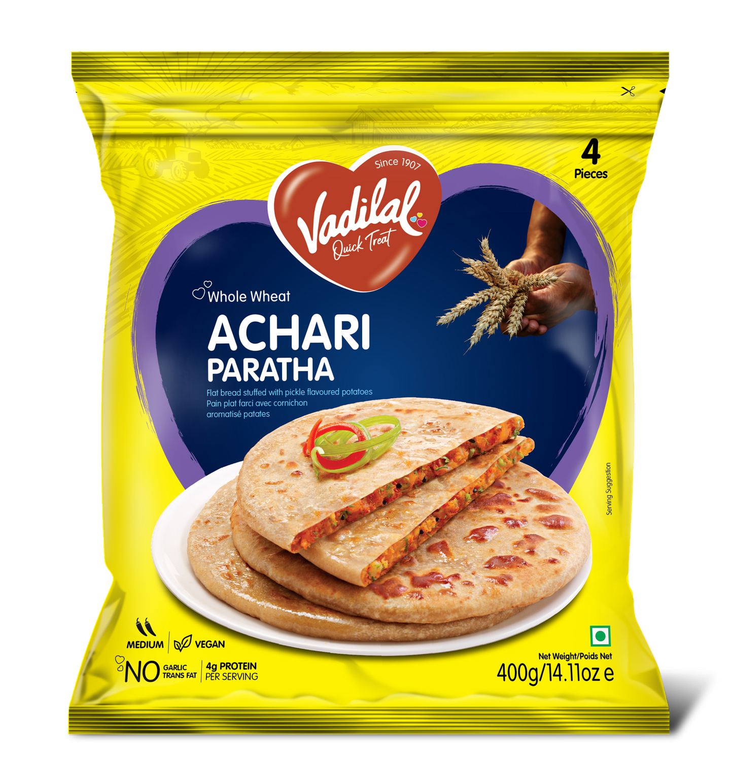 Vadilal Paratha Achari 400g