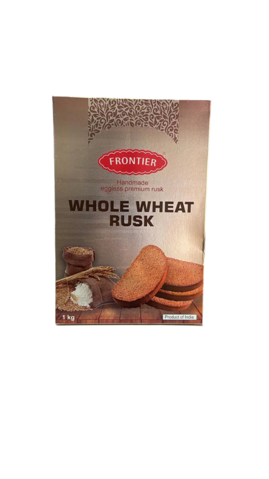 Frontier Eggless Whole Wheat Rusk 1Kg
