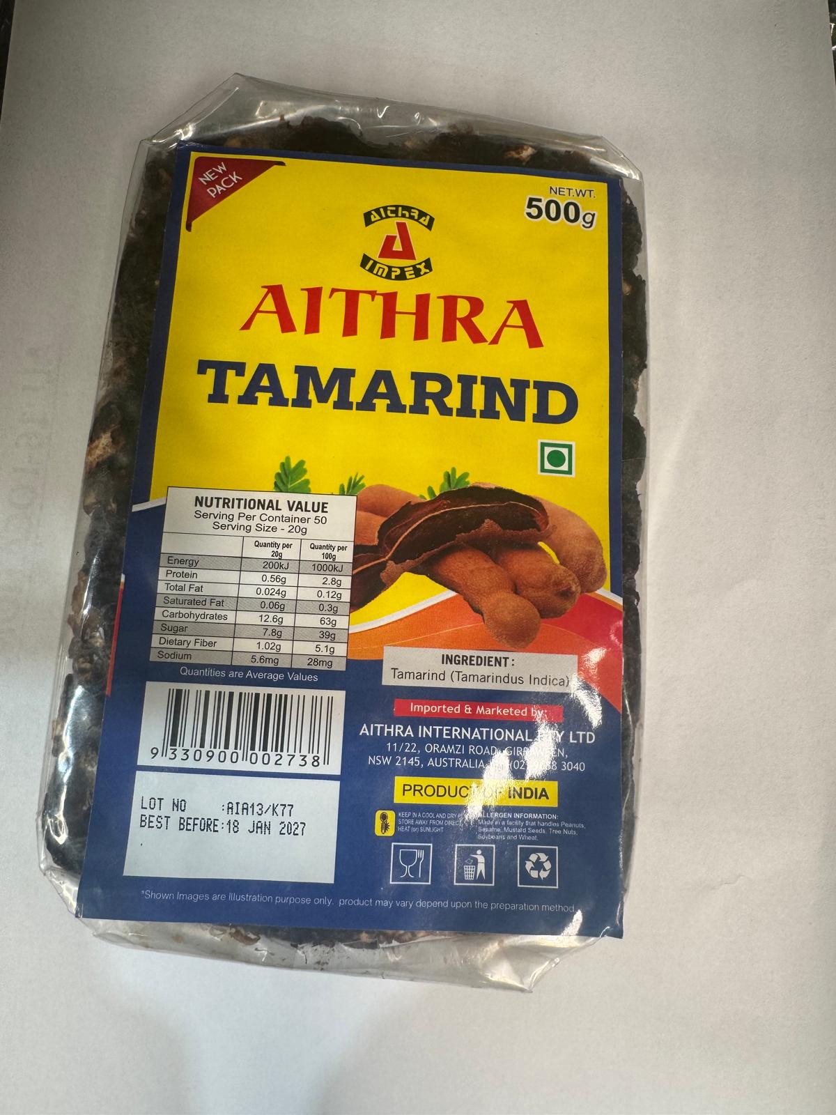 Aithra Seedless Tamarind 500g