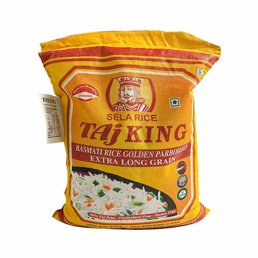 Taj King Parboiled Golden Basmati Rice 10Kg
