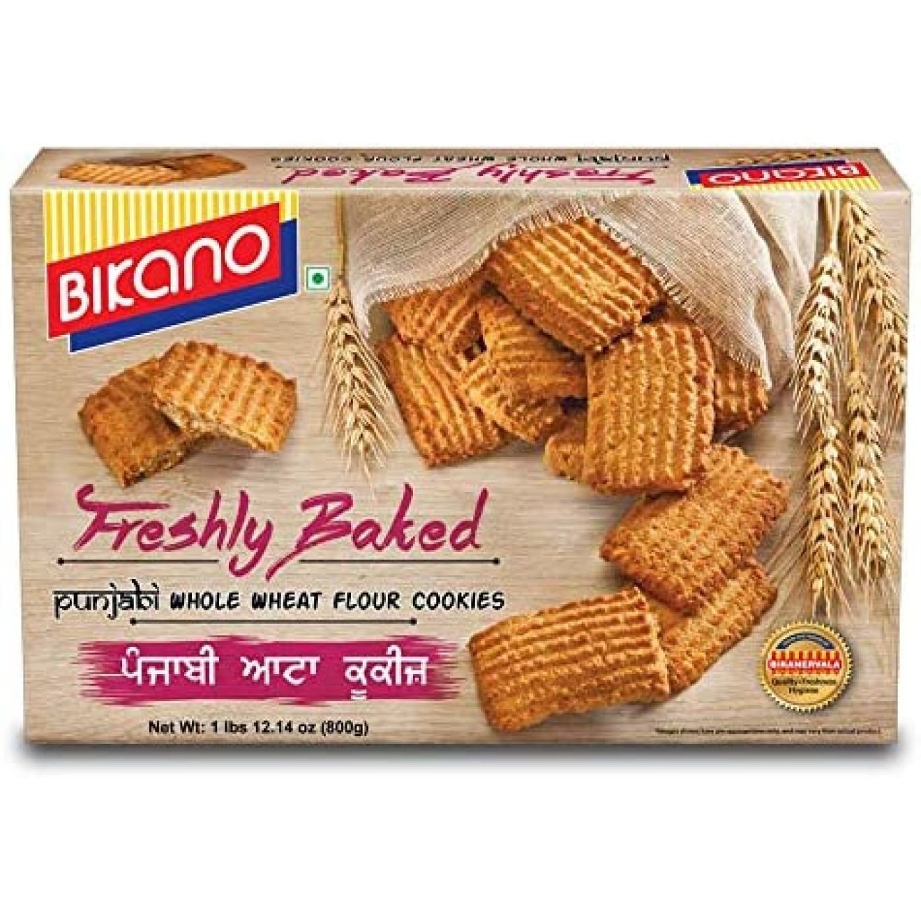 Bikano Punjabi Atta Cookies 800g