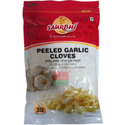 Peeled Garlic Cloves 312g (Saurbhi)