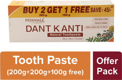 Patanjali Dantkanti (200+200+100g)500g