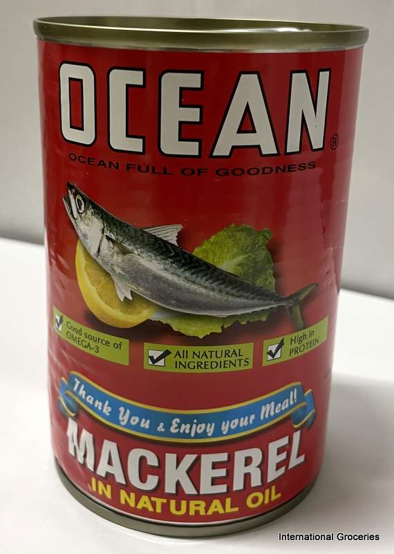Ocean Mackerel In Natural Oil 425g