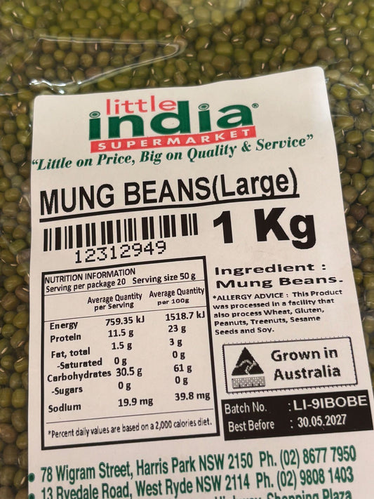 Li Mung Beans (Large) 1Kg
