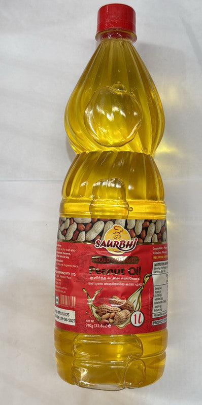 Cold Pressed Peanut Oil 1L (Saurbhi)