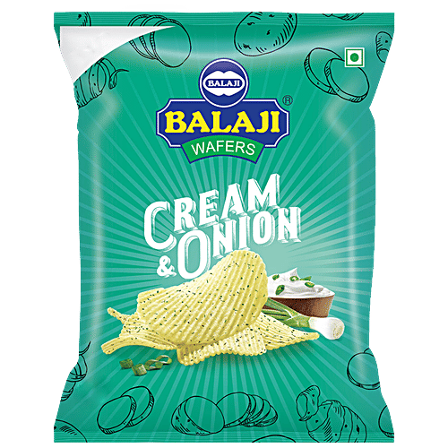 Balaji Wafers Cream & Onion 135g