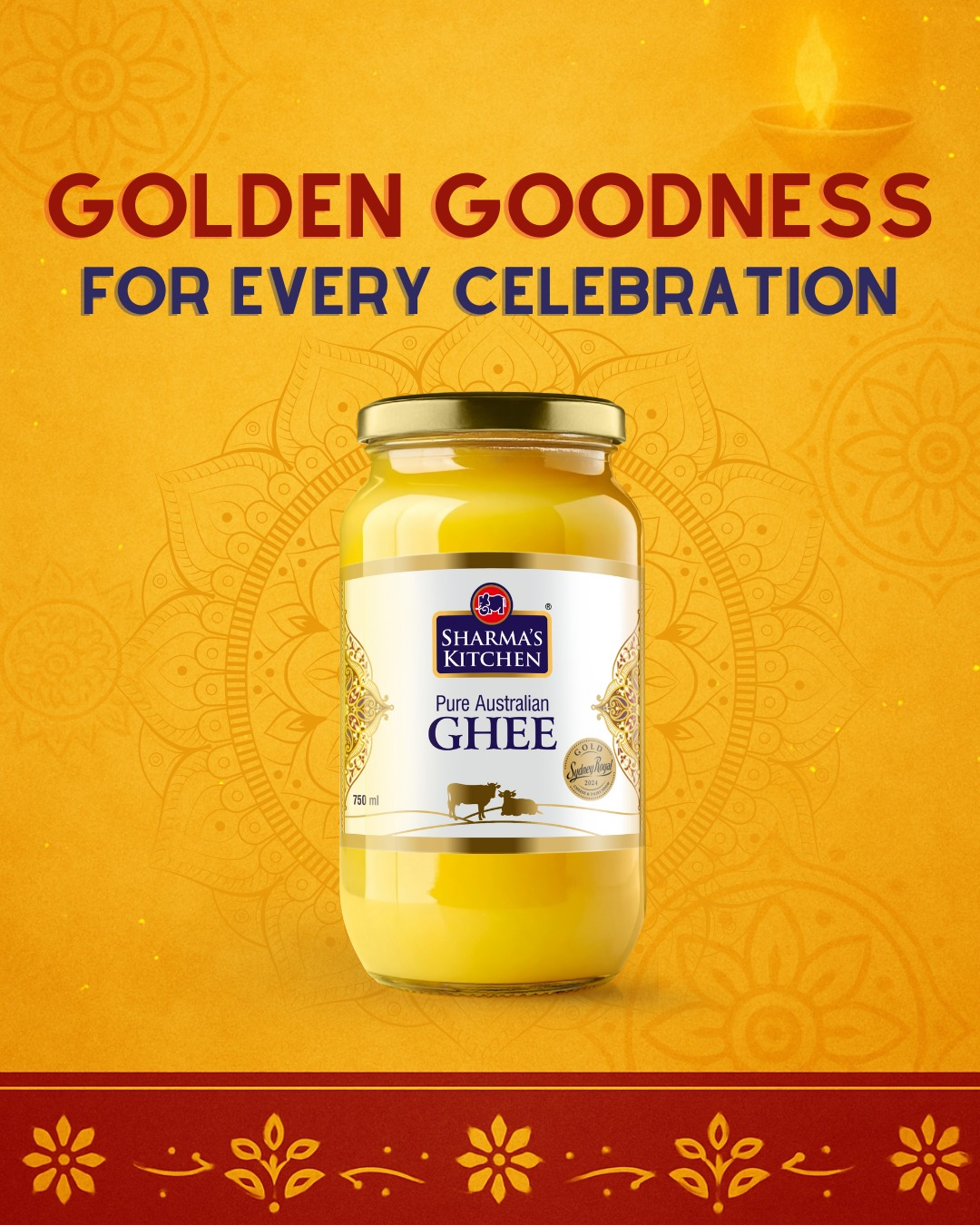 Sharma's Kitchen Pure Ghee 700ml