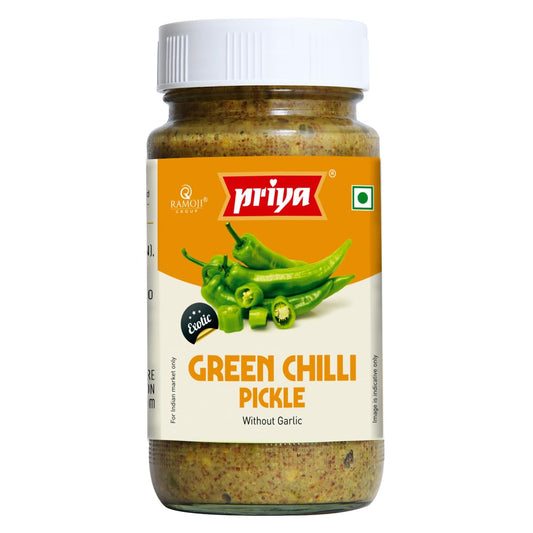 Green Chilli Pickle 300g(WG) (Priya)
