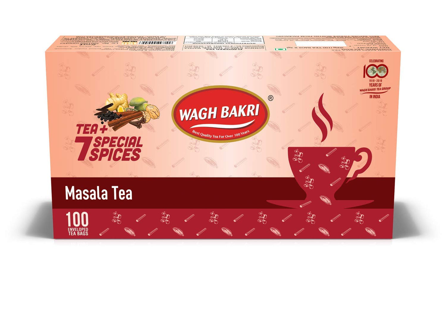 Wagh Bakri Masala Tea 200g (100 Bags)