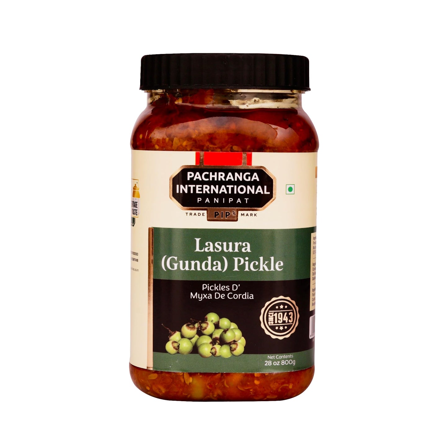Pachranga Lasura(Gunda)Pickle800G(P/Jar