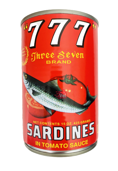 777 Sardines/Tomato Sauce 425g