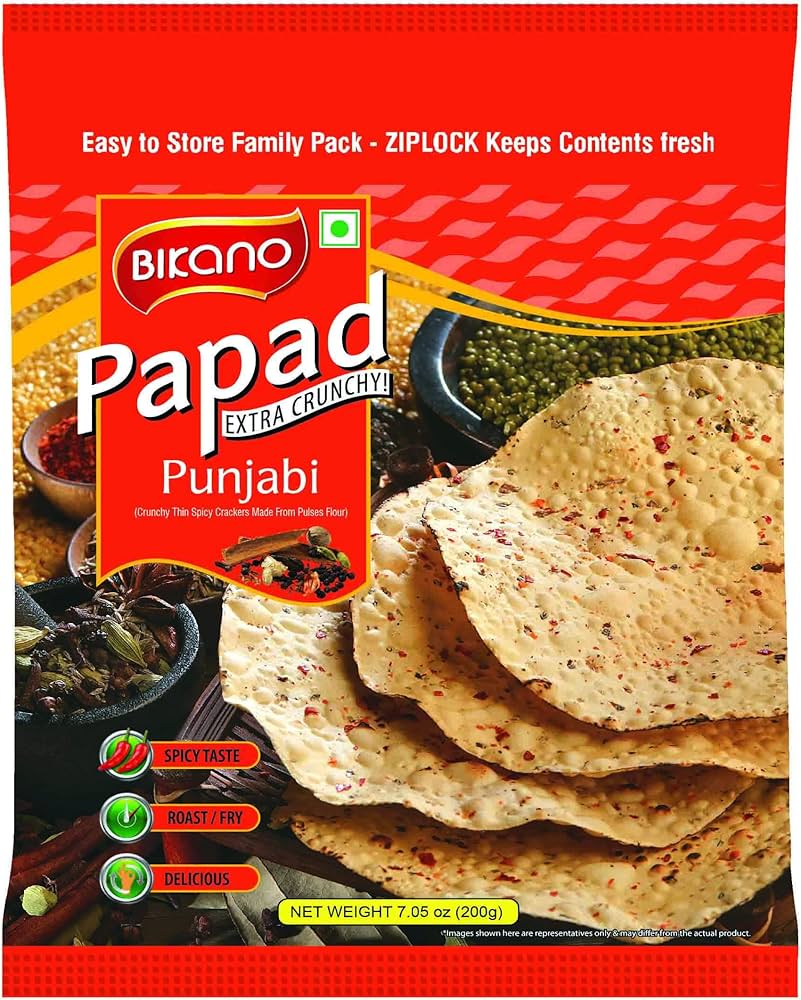 Bikano Papad Punjabi 200g