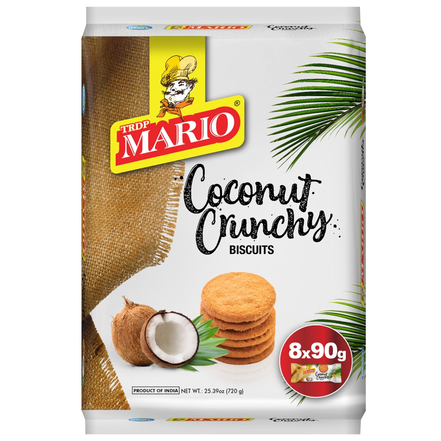 Mario Coconut Biscuits VP (8x90gm) 720gm
