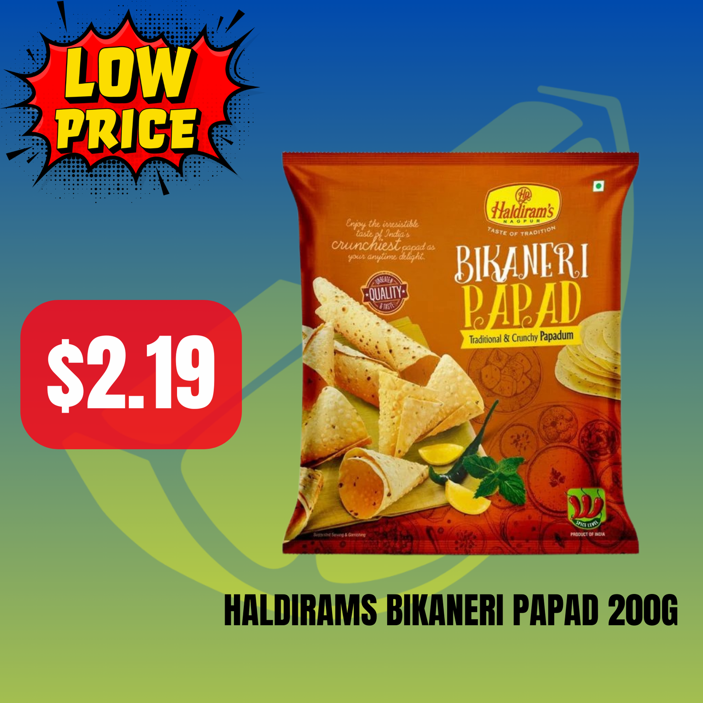 Haldirams Bikaneri Papad 200g