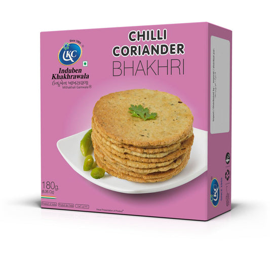 Induben Chilli Coriander Bhakhri 180g
