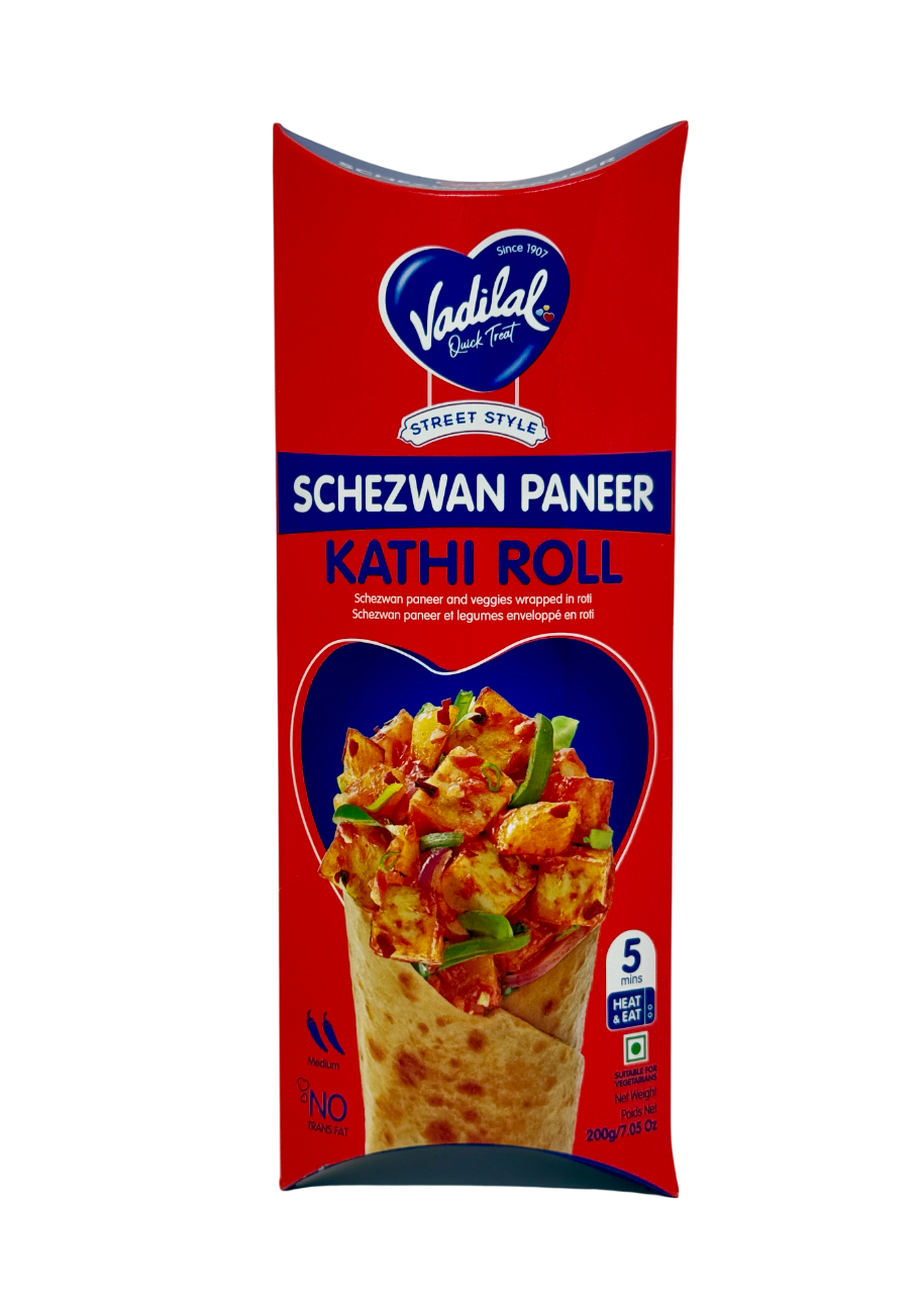Vadilal Schezwan Paneer  Kathi Roll 200g