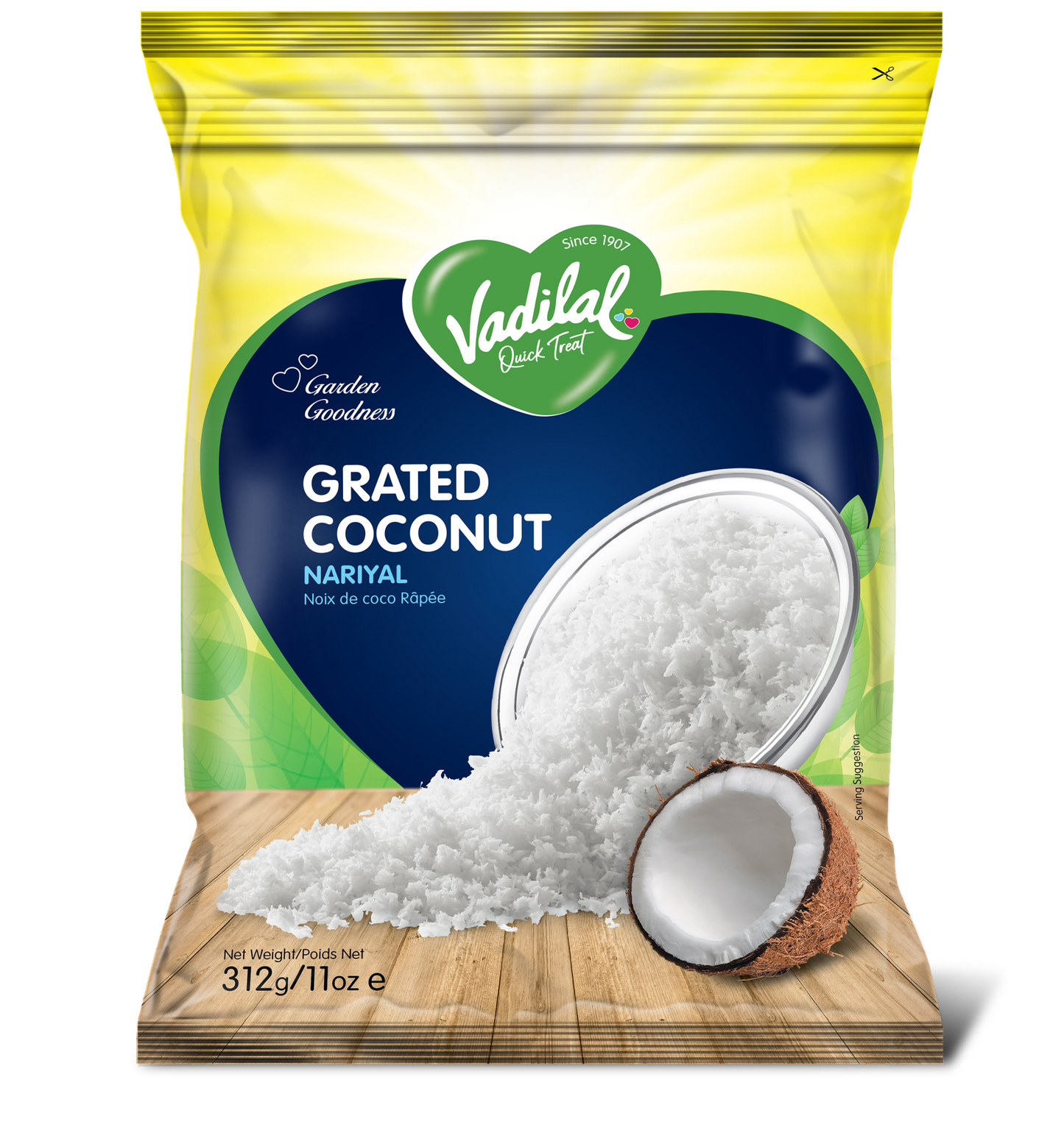 Vadilal Fr Grated Coconut 312g