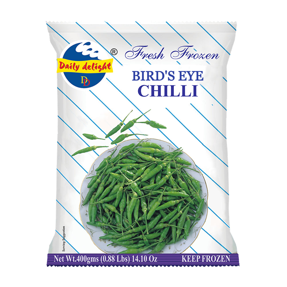 D Delight Birds Eye Green Chili 400gm