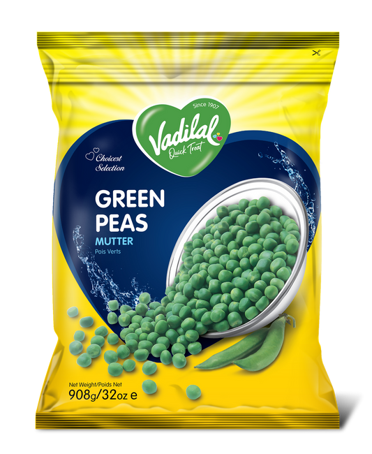 Vadilal Fr Green Peas (Mutter) 908g