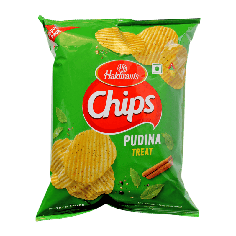Haldiram Dlh Pudina Treat Chips 120g