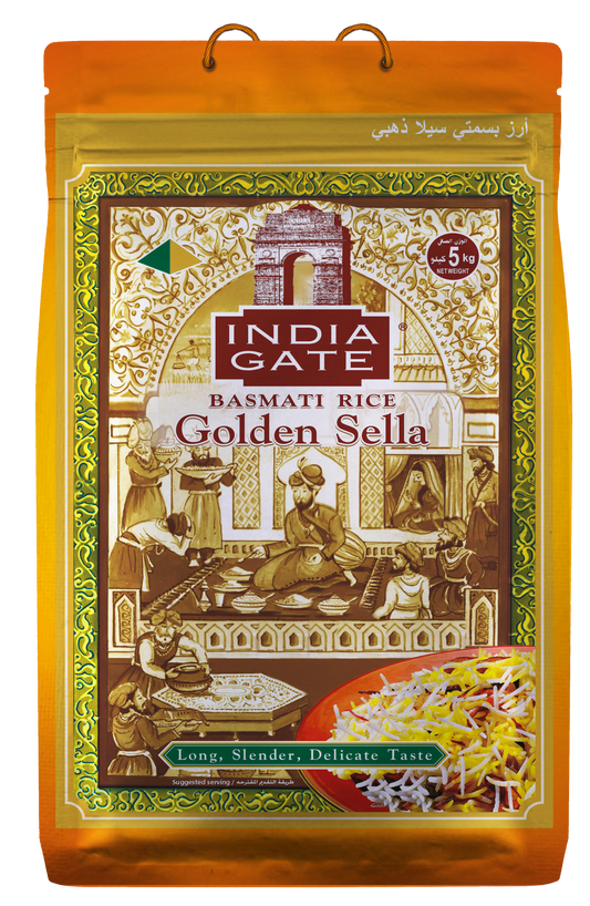 India Gate Golden Sella Basmati Rice 5Kg