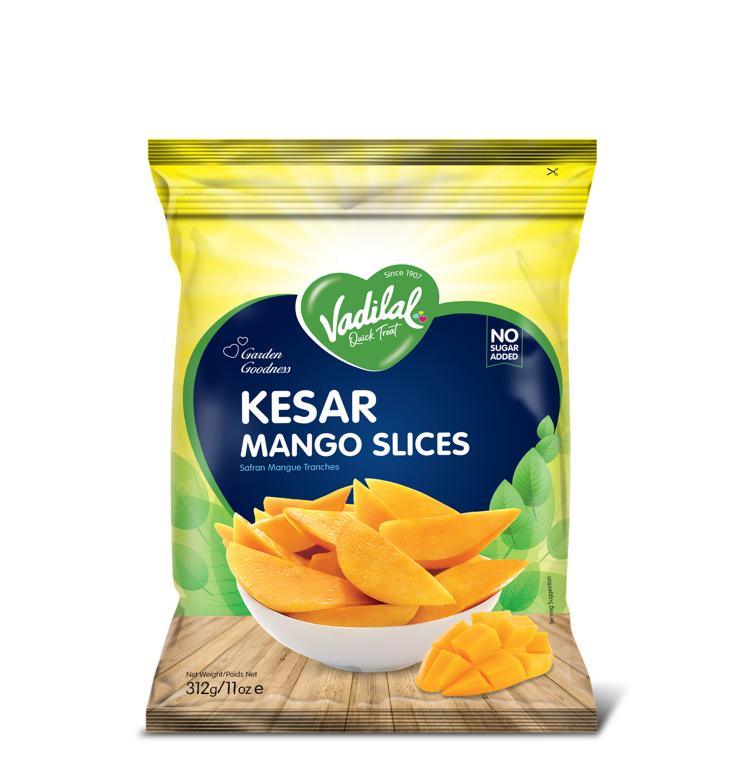 Vadilal Fr Kesar Mango Slices 312g