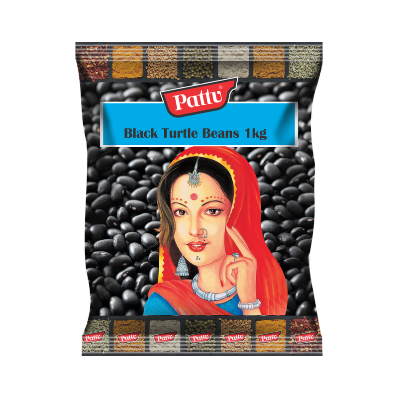 Black Turtle Beans 1kg (Pattu)