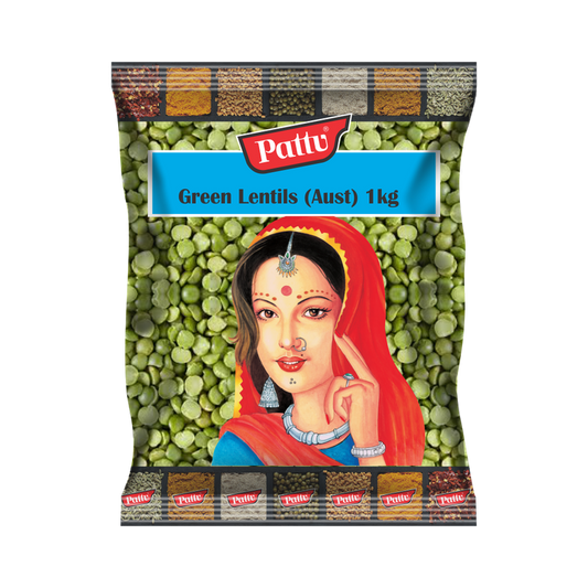 Green Split Peas 1kg (Pattu)