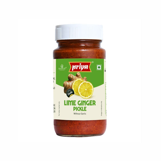 Lime Ginger Pkl 300g(WOG) (Priya)
