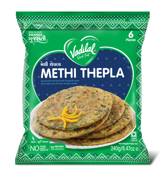 Vadilal frz Methi Thepla 6pcs 240g
